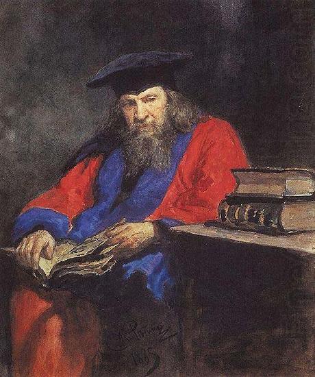 Ilya Repin Portrait of Mendeleev oil painting picture